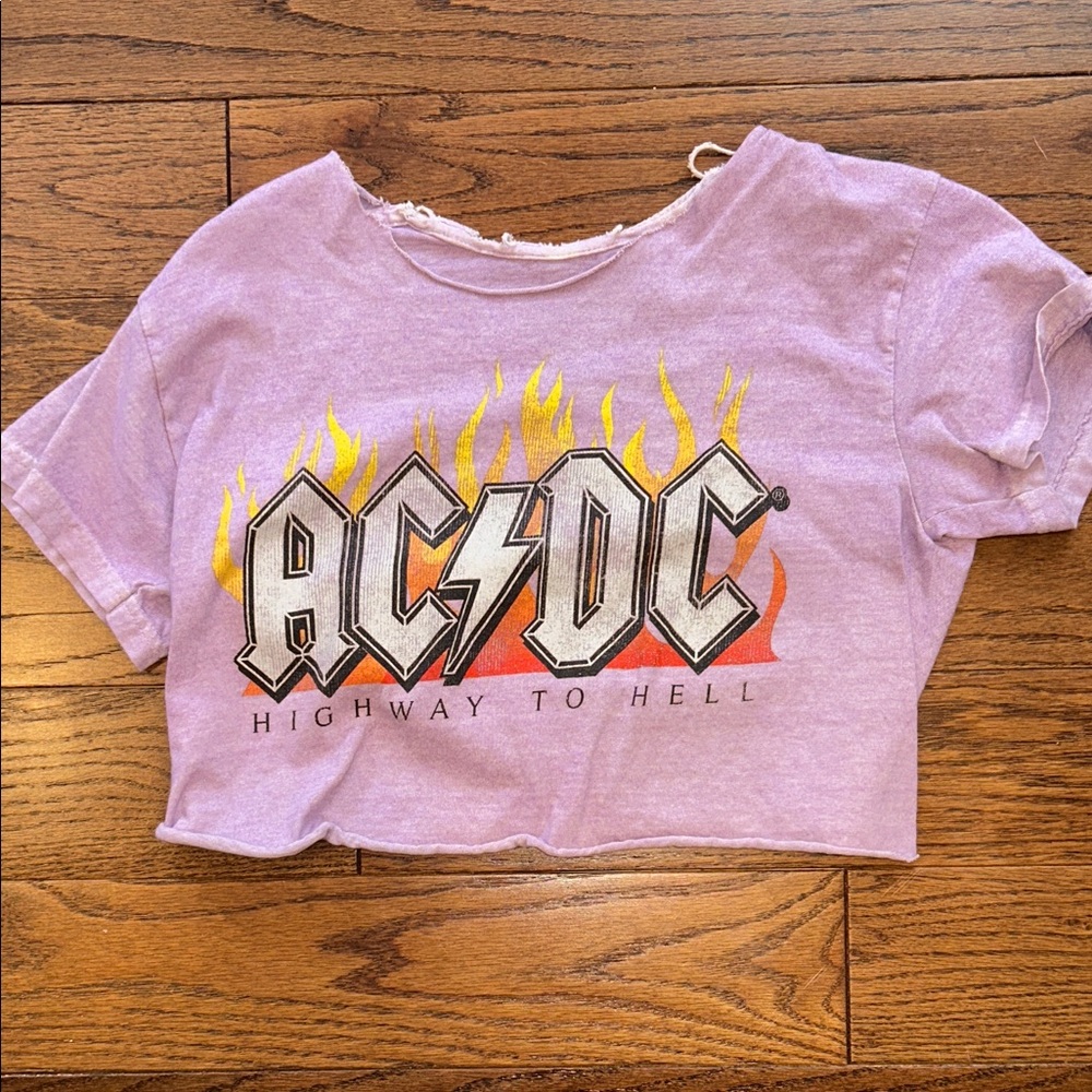 AC/DC Purple Graphic Tee